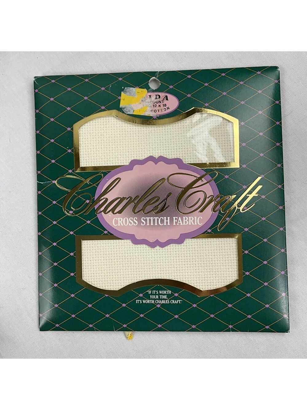 Charles Craft 14 ct 12x18” CR-5442 Antique White